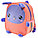 Рюкзак детский «Каляка-Маляка» со страховочной лентой 230*270*125 мм, «Зайчик», фото 4