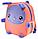 Рюкзак детский «Каляка-Маляка» со страховочной лентой 230*270*125 мм, «Зайчик», фото 5