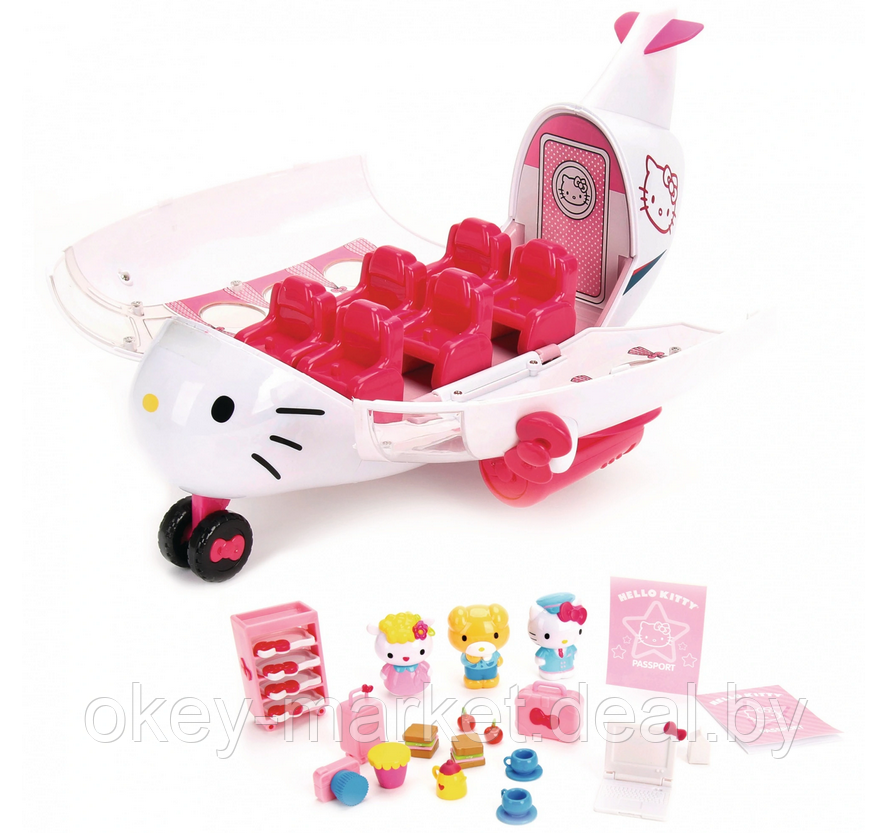 Игровой набор Hello Kitty самолет + 3 фигурки - фото 6 - id-p185043364
