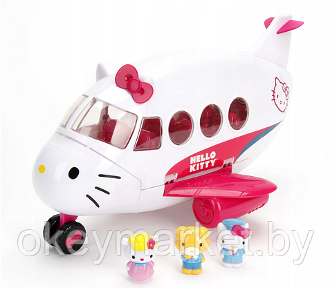 Игровой набор Hello Kitty самолет + 3 фигурки, фото 2