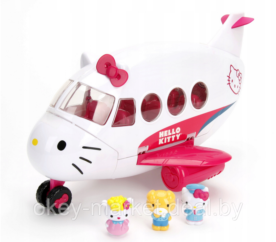 Игровой набор Hello Kitty самолет + 3 фигурки - фото 2 - id-p185043364