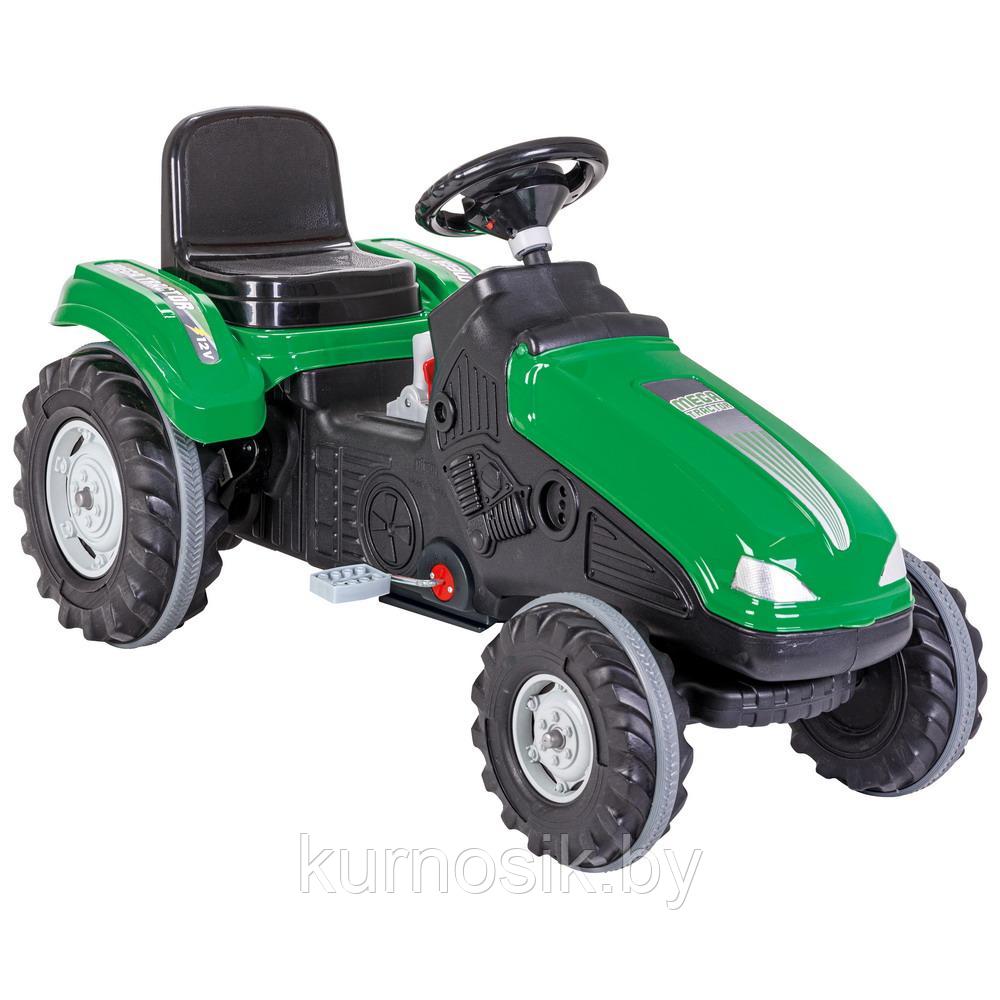 Педальная машина Pilsan Трактор МЕГА 3-6 лет 07321 зеленый - фото 1 - id-p185044474