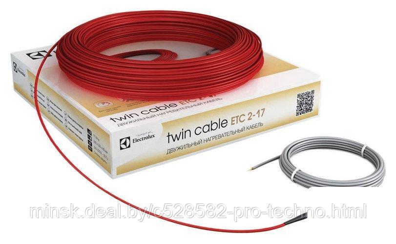 Нагревательный кабель Electrolux Twin Cable ETC 2-17-2500