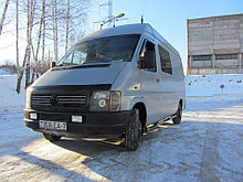 Дефлектор капота - мухобойка, VW LT 1996-2006 с облицовкой радиатора, VIP  VT-52