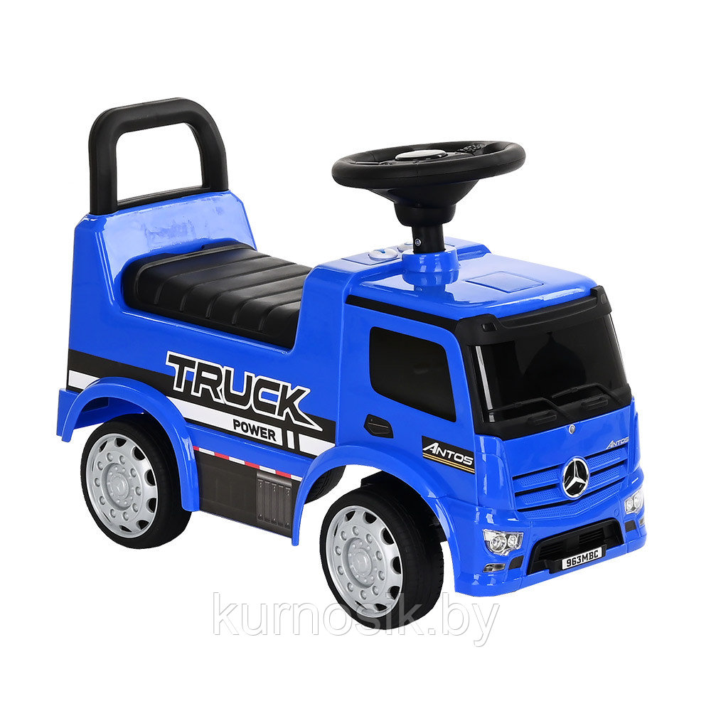 Квадроцикл каталка детская NINGBO Mercedes-Benz Antos 656 синий - фото 1 - id-p185051178