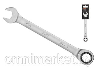 Ключ комбинированный 19мм трещоточный PRO STARTUL (PRO-7019) (сатинированное покрытие, 72 зуба)