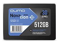 Твердотельный накопитель Qumo Novation TLC 3D 512Gb Q3DT-512GSKF