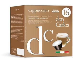 Капсулы Don Carlos Cappucino 16шт стандарта Dolce Gusto