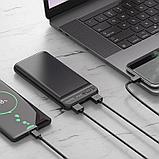 Внешний аккумулятор Hoco J52, 10000mAh, цвет: черный, фото 3