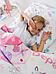 Детское постельное белье для девочек NS31 полутороспальное цветное с рисунком 3D бязь натуральный хлопок, фото 2