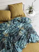 Комплект постельного белья двуспальный из хлопка NS26 бязевое цветное с рисунком бязь