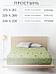 Комплект постельного белья двуспальный NS22 зеленое бязевое цветное с европростыней рисунком бязь, фото 9