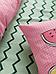 Комплект постельного белья двуспальный NS21 розовое бязевое цветное с европростыней рисунком бязь, фото 4