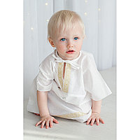Крестильный набор для мальчика (рубашка, пеленка, мешочек) Pituso 692P/11 р.56-62