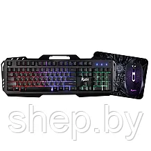 Комплект ИГРОВОЙ клавиатура+мышь+коврик Smartbuy RUSH Citadel черный (SBC-355553G-K)