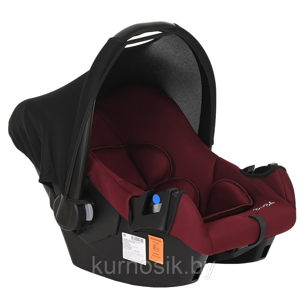 Автокресло BAMBOLA Nautilus 0-13 кг (от рождения до 1,5 лет) бордо - фото 4 - id-p185051775