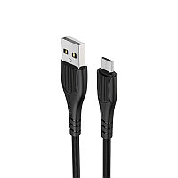 Кабель BOROFONE BX37 Micro-USB 2.4A 1m. черный