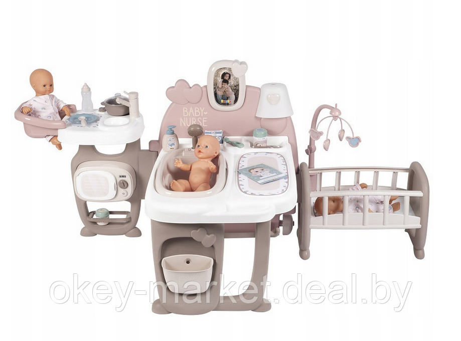 Игровой набор для девочек по уходу за куклой Smoby Baby Nurse - фото 1 - id-p185054261