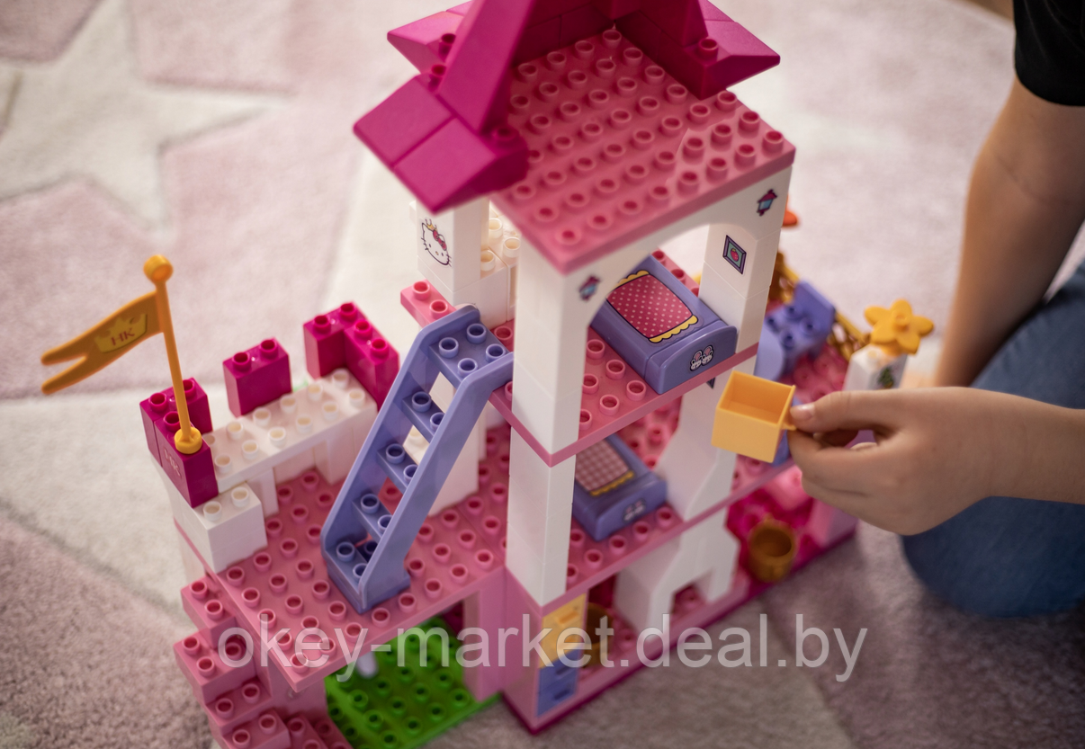 Конструктор Unico Plus Большой замок Hello Kitty - фото 4 - id-p185054374