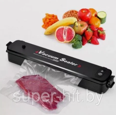 Вакуумный упаковщик (запайщик) продуктов Vacuum Sealer S (2 режима работы +10 пакетов в подарок), фото 2