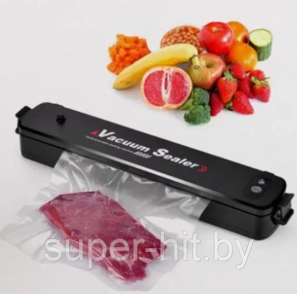 Вакуумный упаковщик (запайщик) продуктов Vacuum Sealer S (2 режима работы +10 пакетов в подарок) - фото 1 - id-p185056524