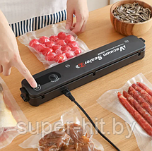 Вакуумный упаковщик (запайщик) продуктов Vacuum Sealer S (2 режима работы +10 пакетов в подарок), фото 2