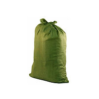 Полипропиленовый мешок для строительного и бытового мусора, переноса и хранения непищевых продуктов, зеленый,