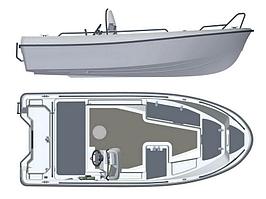 Лодка Terhi 450 C