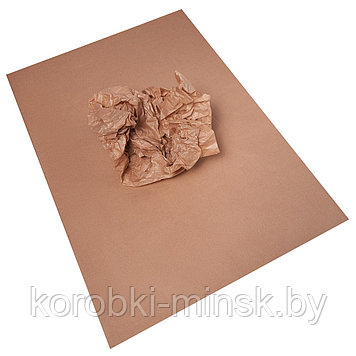 Бумага тишью 50*66 см (10 листов) Светло-коричневый
