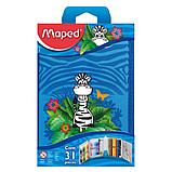 Пенал Maped "Jungle", 1 отделение, с наполнением, фото 4