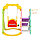 Горка Комплекс спортивный Pituso Жирафик горка, качели, баскетбольное кольцо UN-DW09 разноцветный, фото 5