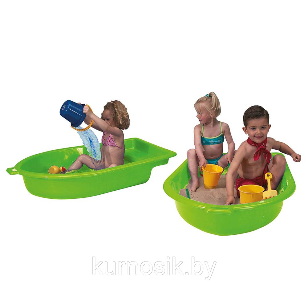 Детская песочница бассейн с крышкой Лодочка Paradiso Toys 118x79x22 см - фото 2 - id-p185063164