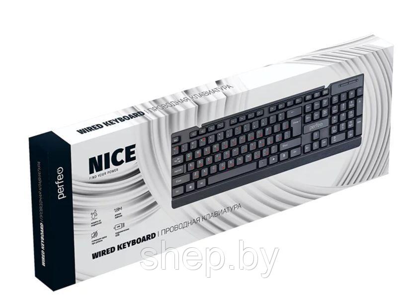 Клавиатура Perfeo NICE Multimedia, USB, черная (PF_A4795) - фото 2 - id-p185064958