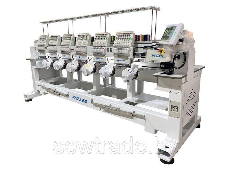Промышленная шестиголовочная вышивальная машина VE1506 FAS-CAP-W поле вышивки 500 х 450 мм - фото 3 - id-p185066930