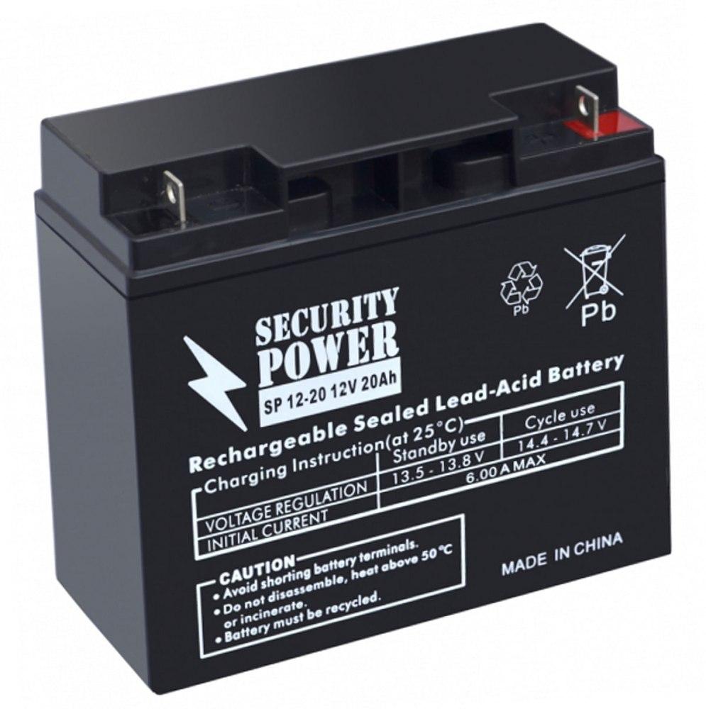 Аккумуляторная батарея Security Power SP 12V/20Ah - фото 1 - id-p185066637