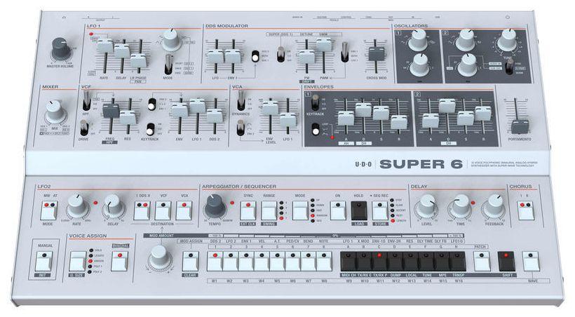 Синтезатор UDO Audio Super 6 Desktop - фото 2 - id-p185067398