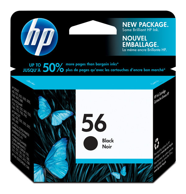 Картридж 56/ C6656AE (для HP DeskJet 450/ 5145/ 5550/ 5552/ 5652/ 5850/ 9670/ OfficeJet 4105/ 4212) чёрный