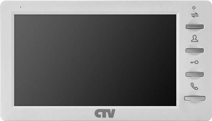 Монитор видеодомофон CTV-M1701 Plus (белый,черный,графит) - фото 1 - id-p172401862