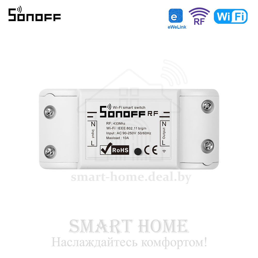 Sonoff Basic RF R2 (умное Wi-Fi + RF реле) - фото 8 - id-p185081728