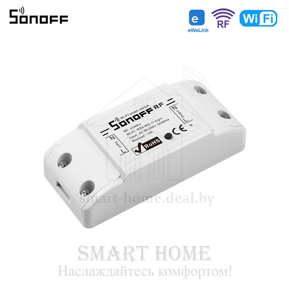 Sonoff Basic RF R2 (умное Wi-Fi + RF реле) - фото 9 - id-p185081728
