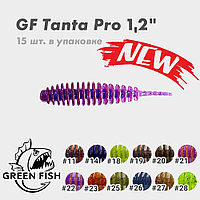 Силиконовая приманка Green Fish Tanta Pro 1.2" Psc:15.