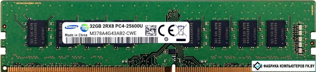 Оперативная память Samsung 16GB DDR4 PC4-25600 M378A4G43AB2-CWE - фото 1 - id-p185069382