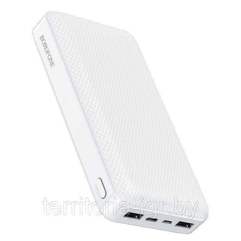 Внешний аккумулятор power bank BJ3A 20000mAh 2А белый Borofone - фото 2 - id-p185072225