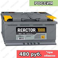 Аккумулятор AKOM Reactor 6CT-100 / 100Ah / 1 000А / Прямая полярность / 353 x 175 x 190