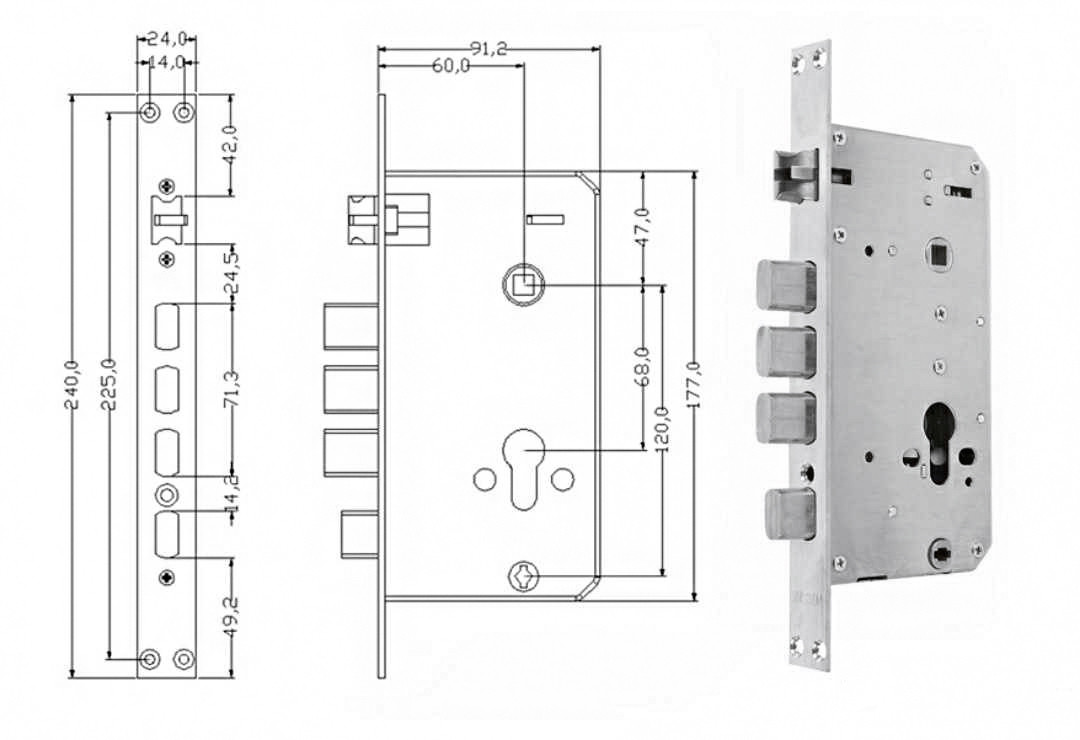 Дверной умный замок Volibel Bluetooth Smart Digital Lock M1 (Бэксет 55мм) (Умный дом) - фото 8 - id-p171918674