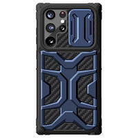 Противоударная-накладка Nillkin Adventurer Case Синяя для Samsung Galaxy S22 Ultra