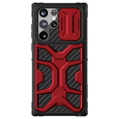 Противоударная-накладка Nillkin Adventurer Case Красная для Samsung Galaxy S22 Ultra - фото 1 - id-p185081409