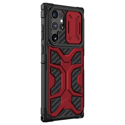 Противоударная-накладка Nillkin Adventurer Case Красная для Samsung Galaxy S22 Ultra - фото 3 - id-p185081409