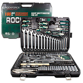 Набор инструментов Rock Force RF-41802-5 180 предметов (6-граней)