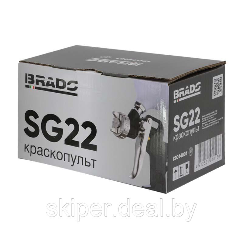 Краскопульт BRADO SG22 1,5мм: 3,5-5бар: 0,6л (аналог SG03) - фото 4 - id-p185081874